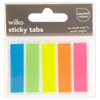Wilko  Wilko Sticky Tabs Multi Coloured