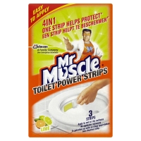 Wilko  Mr Muscle Toilet Power Strips Lime 3pk