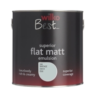 Wilko  Wilko Flat Matt Emulsion Paint Vintage Duck Egg 2.5L