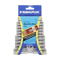 Wilko  Rawlplug Multi Purpose Plug Grey 48pk