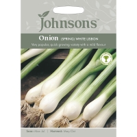 Wilko  Johnsons Seeds Spring Onion White Lisbon