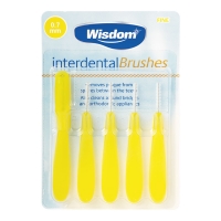 Wilko  Wisdom Interdental Brushes 0.7mm Fine 5pk