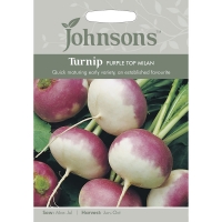 Wilko  Johnsons Seeds Turnip Purple Top Milan