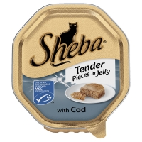 Wilko  Sheba Alutray Cat Food Cod in Jelly 85g