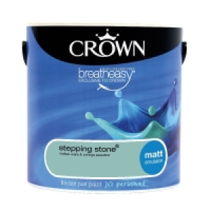 Wilko  Crown Matt Emulsion Paint Stepping Stone 2.5L