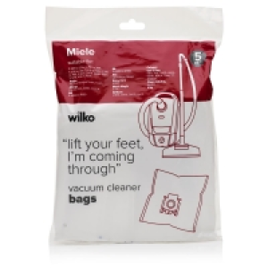 Wilko Miele Vacuum Cleaner Bags 5pk £3.75