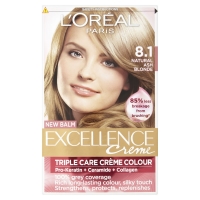 Wilko  LOreal Excellence Creme Natural Ash Blonde 8.1