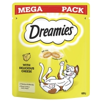 Wilko  Dreamies Cat Treats Cheese Mega Pack 180g