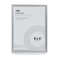 Wilko  Wilko Easy Photo Frame Silver Effect 8 x 6in