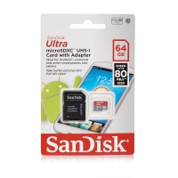 Wilko  SanDisk 64GB Ultra Micro SDHC UHS1 Adp