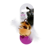 Wilko  Wilko Cat Toy Chirping Feather Ball