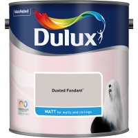 Wilko  Dulux Matt Emulsion Paint Dusted Fondant 2.5L