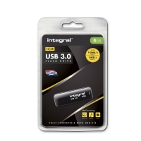 Wilko  Intergral Noir USB 3.0 Flash Drive Black 8GB