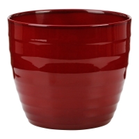 Wilko  Indoor Plant Pot Dark Red 16cm
