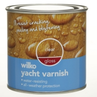 Wilko  Wilko Gloss Yacht Varnish Exterior Clear 250ml