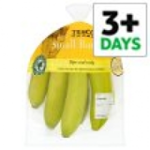 Tesco  Tesco Small Bananas 6 Pack
