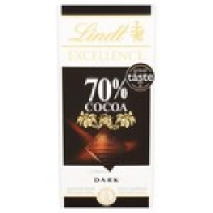 Lindt Excellence 70% Cocoa Dark Chocolate £1.60