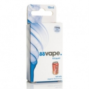 88vape E-liquid 11mg Red Cola 10ml £1.00