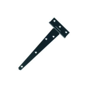 Wickes Tee Hinge Black Japanned 150mm