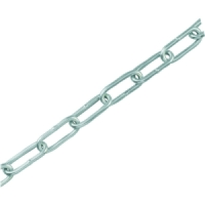 Wickes Zinc Plated Steel Welded Chain 4x32x2000mm