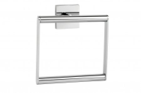 Croydex Chester Flexi Fix Towel Ring Chrome