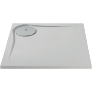 Wickes 25mm ABS Ultra Low Profile Square Shower Tray White 9 £190.00