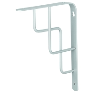 Wickes Decorative Bracket Silver Effect 230x180mm