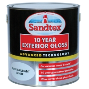 Sandtex 10 Year Exterior Gloss Pure Brilliant White 2.5L £30.00