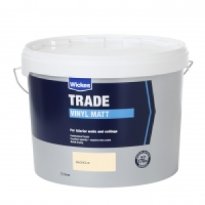 Wickes Trade Vinyl Matt Emulsion Paint Magnolia 10L