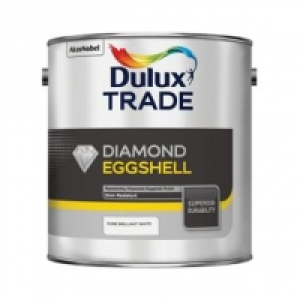 Dulux Trade Diamond Eggshell Emulsion Paint Pure Brilliant W