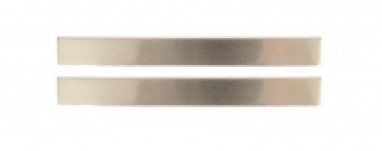 Wickes Chunky Square Handles Brushed Nickel Finish 150mm 2 P