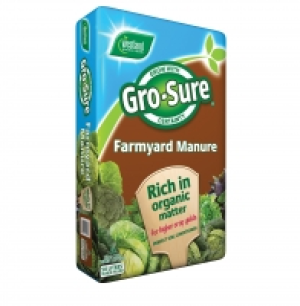 Gro-Sure Farmyard Manure 50L NF £4.49