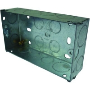 Wickes Metal Box 2 Gang 25mm