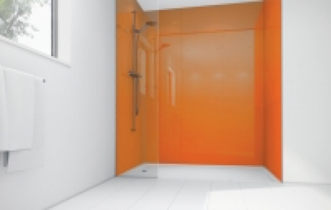 Wickes Amber Acrylic 900 x 900mm 2 Sided Shower Panel Kit