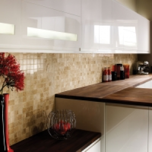 Wickes Beige Polished Marble Mosaic Tile 305 x 305mm £18.87
