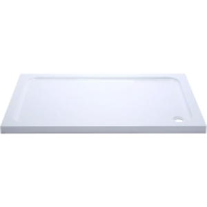 Wickes Slimline High Density Foam Shower Tray White 1200x760 £89.99
