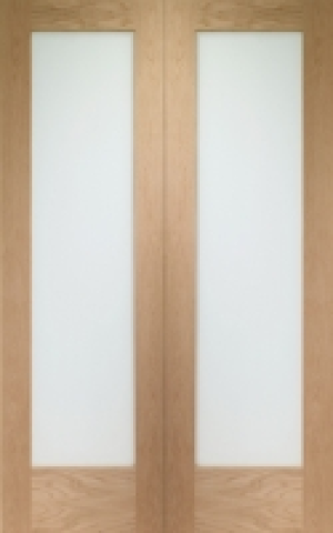 Wickes Oxford Glazed Internal Rebated Oak Veneer Door Pair 1 £349.00