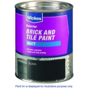 Wickes Exterior Brick & Tile Paint Matt Red 750ml £12.99