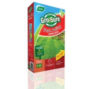 Gro-sure Fast Acting Lawn Seed 50m2 £11.99