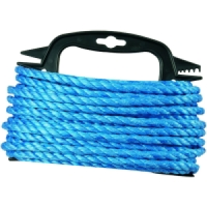Wickes Blue 8mm Multi-purpose Polypropylene Rope Length 15m £9.69