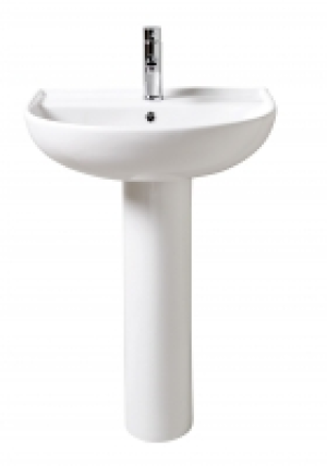 Wickes Renata Round Basin with Full Pedestal 500mm £100.00