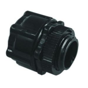 Wickes Corrugated Conduit Adaptor Black 20mm 2 Pack