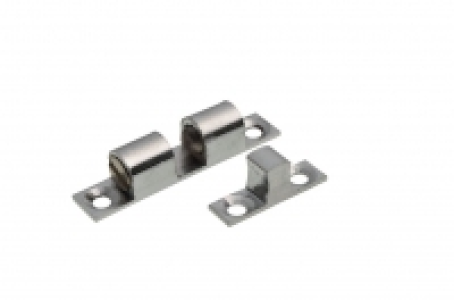 Wickes Double Ball Catch Chrome 42mm 2 Pack &pound;2.49