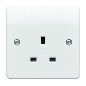 MK 13A Unswitched Single Socket K0780RPWHI £3.99