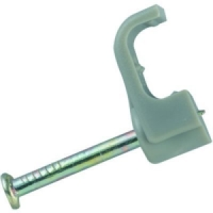Wickes Twin & Earth Cable Clips Grey 1.5mm 100 Pack £1.59