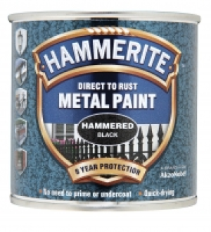 Hammerite Metal Paint Hammered Black 250ml £8.99
