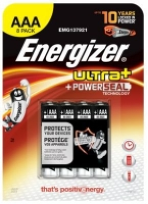 Energizer Ultra Plus Batteries AAA 8 Pack £6.49