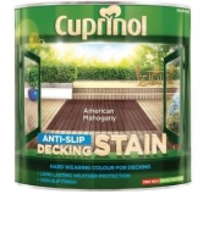 Cuprinol Anti-slip Deck Stain American Mahogany 2.5L £27.99