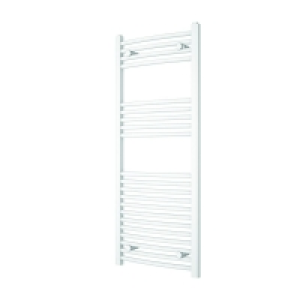 Wickes  Wickes Curved Towel Radiator White 1200x500mm