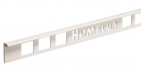 Wickes  Homelux 8mm PVC Straight Edge Soft Cream Tile Trim
